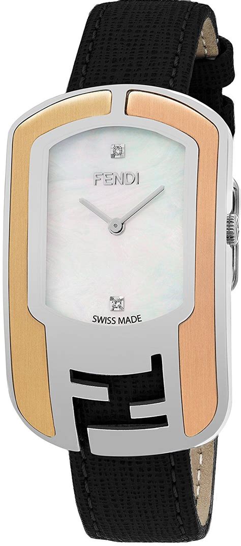 mens fendi diamond watch|fendi mother of pearl.